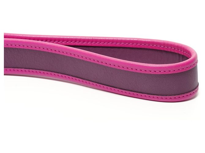 Borsa a Spalla in Pelle Anagram Loewe Porpora - vista 11