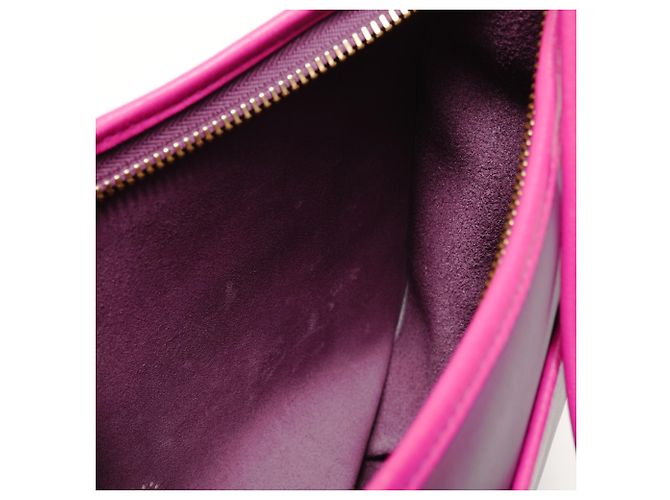 Borsa a Spalla in Pelle Anagram Loewe Porpora - vista 12