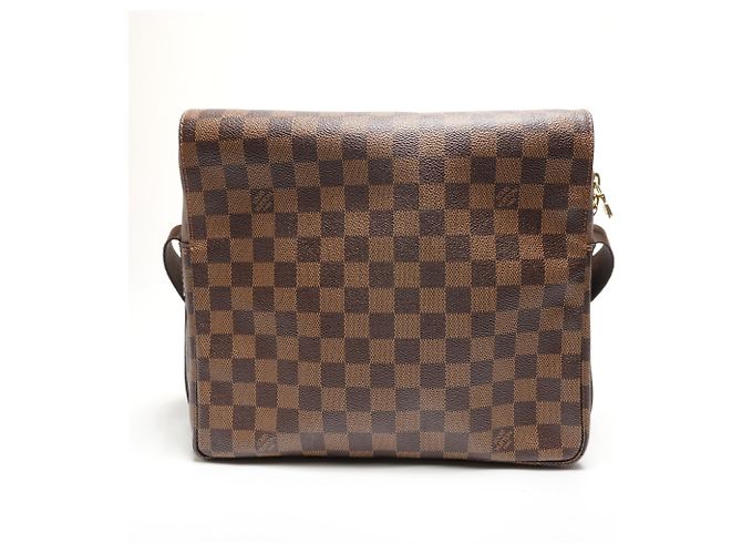 Borsa a Spalla Damier Naviglio Louis Vuitton Marrone - vista 2
