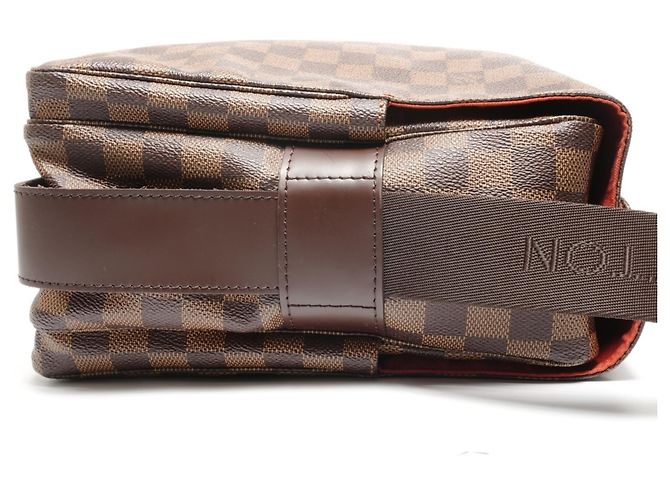 Borsa a Spalla Damier Naviglio Louis Vuitton Marrone - vista 4