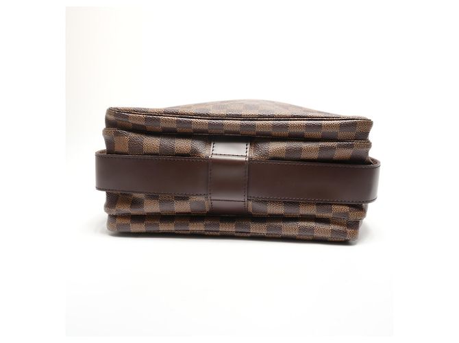 Borsa a Spalla Damier Naviglio Louis Vuitton Marrone - vista 7