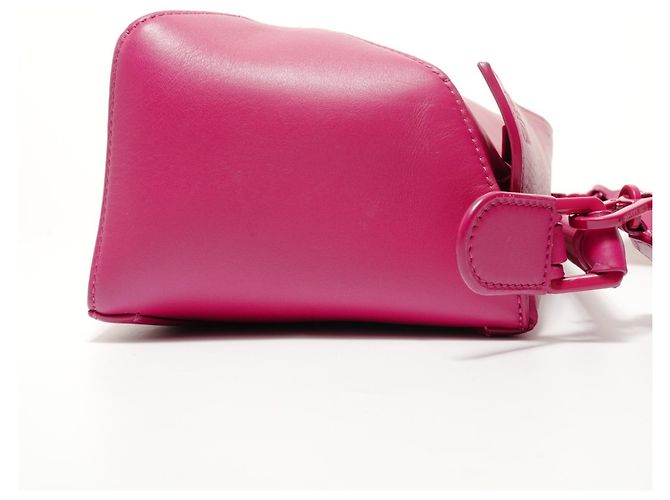 Borsa a spalla in pelle Loewe Puzzle Edge 2-in-1 in rosa - vista 4