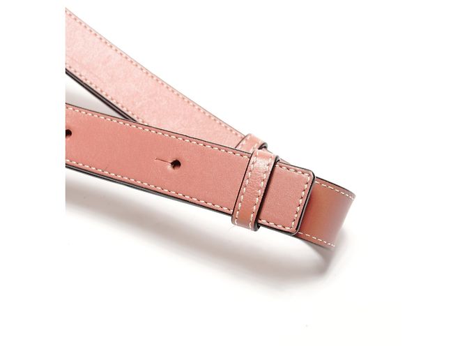 Borsa a Spalla Piccola in Pelle Loewe Hammock 2 Vie Rosa - vista 12