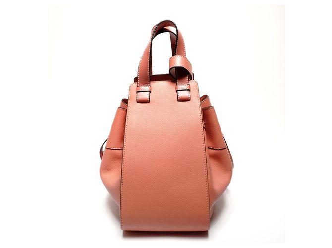 Borsa a Spalla Piccola in Pelle Loewe Hammock 2 Vie Rosa - vista 2