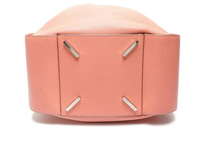 Borsa a Spalla Piccola in Pelle Loewe Hammock 2 Vie Rosa - vista 7