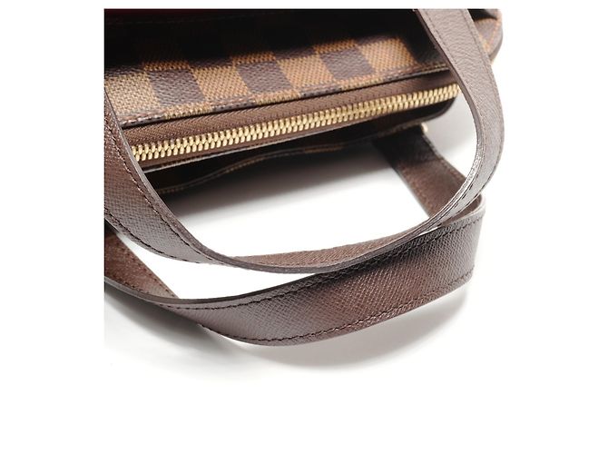 Borsa Louis Vuitton Damier Belem PM Marrone - vista 11
