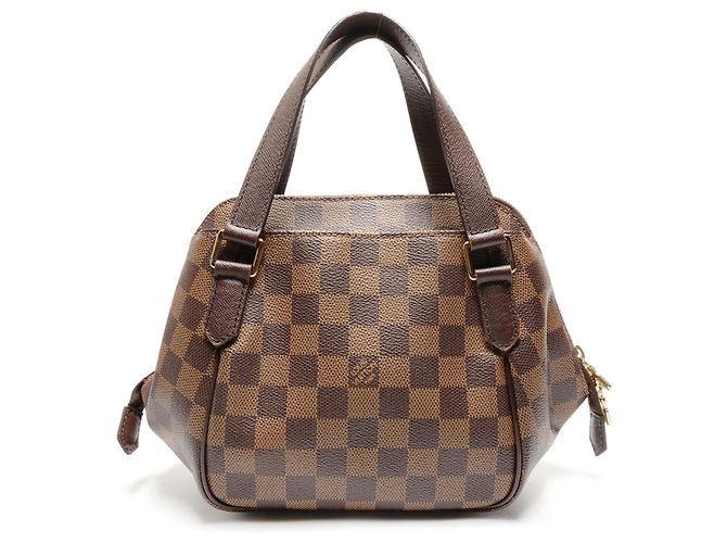 Borsa Louis Vuitton Damier Belem PM Marrone - vista 2