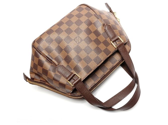Borsa Louis Vuitton Damier Belem PM Marrone - vista 8