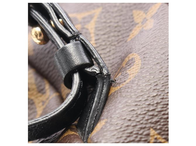 Mochila/bolso Palm Springs PM de Louis Vuitton Castaño Negro - vista 10