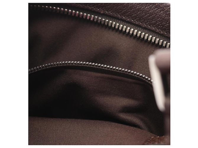 Borsa a Spalla Gucci GG in Tela Marrone Beige - vista 10