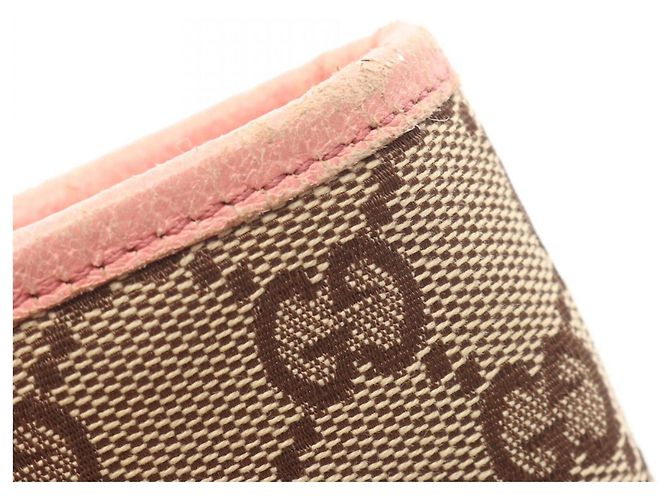 Gucci GG Canvas Tote Bag Pink Beige - Ansicht 8