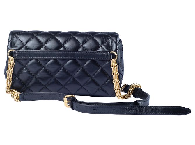 Mademoiselle Schwarze gesteppte Leder-Gürteltasche Chanel Reissue 2.55 - Ansicht 3