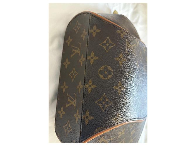 Borsa Louis Vuitton Ellipse in tela Monogram Marrone - vista 4