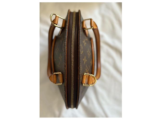 Borsa Louis Vuitton Ellipse in tela Monogram Marrone - vista 7