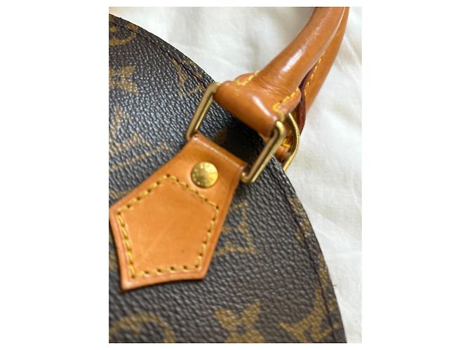 Borsa Louis Vuitton Ellipse in tela Monogram Marrone - vista 9