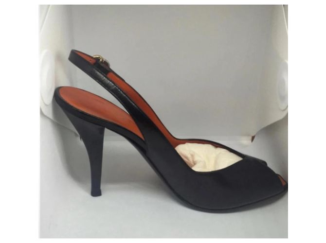 Schwarze Leder-High-Heels VICINI - Ansicht 3