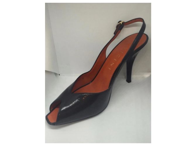 Schwarze Leder-High-Heels VICINI - Ansicht 6