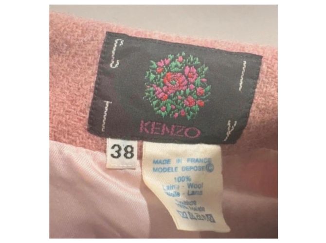 Kurze Rosa Jacke Kenzo Pink Mehrfarben - Ansicht 3