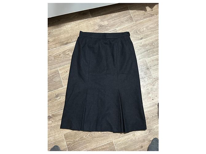 Falda lápiz negra de Just Cavalli con cinturón de tachuelas Negro - vista 4
