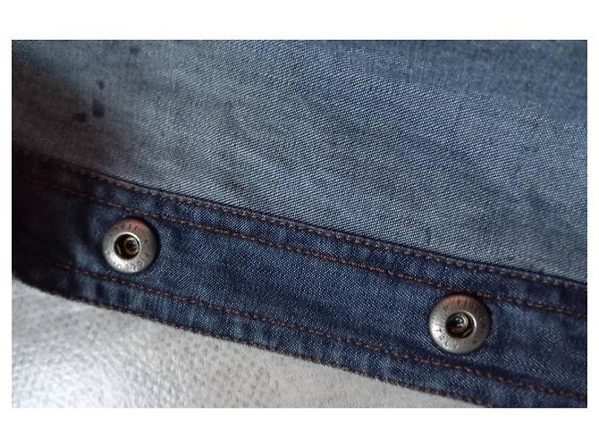 Mini abito in denim blu John Galliano Blu chiaro - vista 8