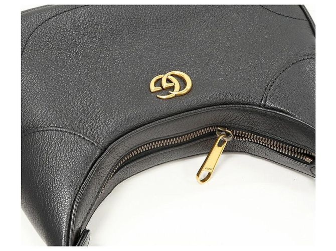 Borsa a Spalla 2 in 1 Gucci Aphrodite in Pelle di Vitello Nero - vista 5