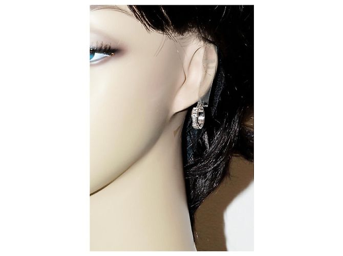 Tiffany & Co Tiffany Atlas K18WG Diamantohrringe Golden - Ansicht 2