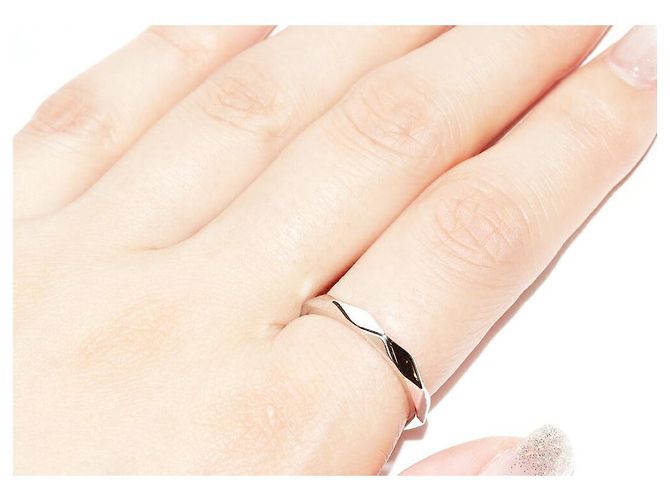 Boucheron Facette Pt950 Ring Größe 55 Silber - Ansicht 5