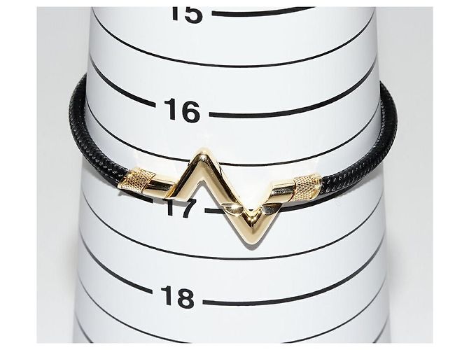 Bracciale Louis Vuitton Play Volt Sottosopra GM Au750 Taglia 17 Nero - vista 2