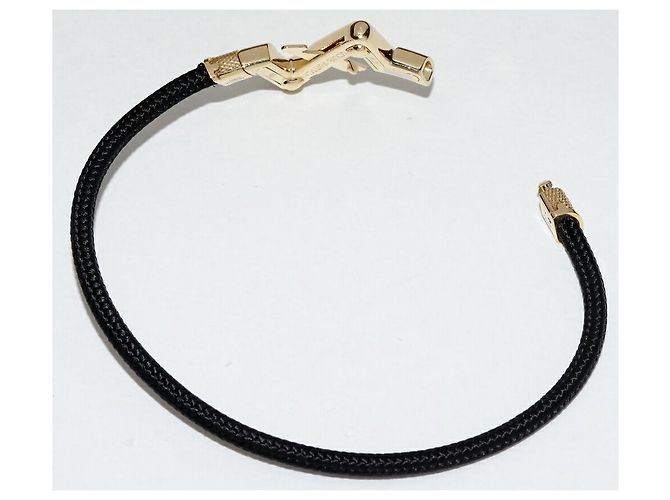 Bracciale Louis Vuitton Play Volt Sottosopra GM Au750 Taglia 17 Nero - vista 4