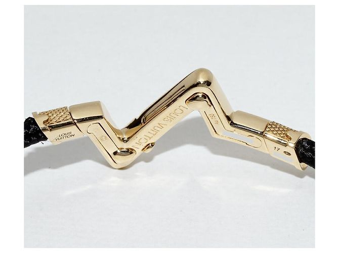 Bracciale Louis Vuitton Play Volt Sottosopra GM Au750 Taglia 17 Nero - vista 5