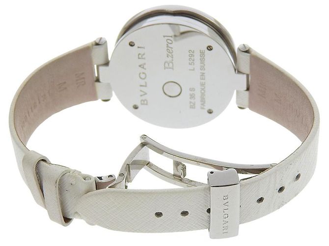 Bulgari BVLGARI Bzero1 Edelstahl-Uhr Weiß - Ansicht 5