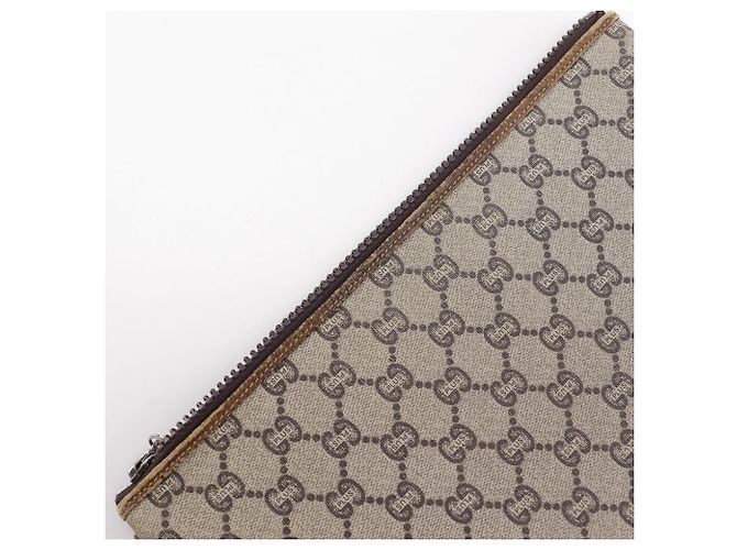 Pochette Gucci Old Gucci GG Plus Marrone - vista 11