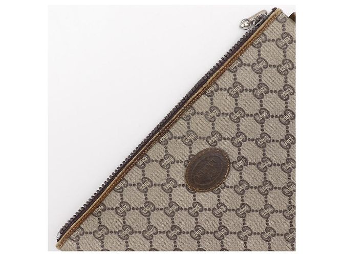 Pochette Gucci Old Gucci GG Plus Marrone - vista 12