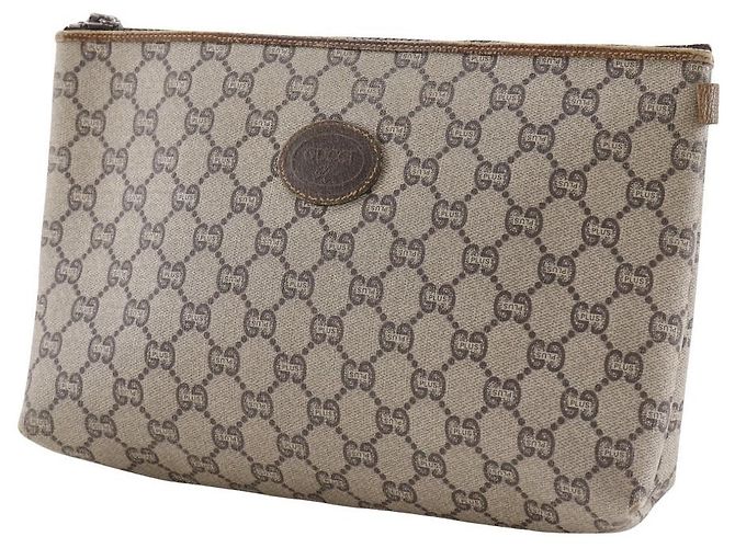 Pochette Gucci Old Gucci GG Plus Marrone - vista 2