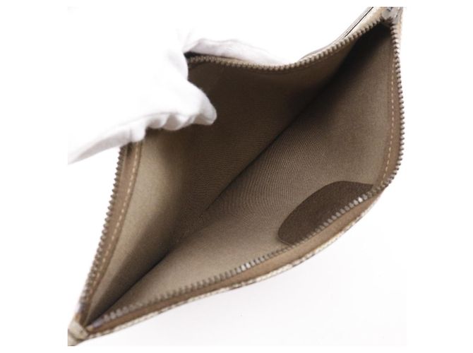 Borsa a mano in PVC GG intrecciato Gucci Marrone - vista 16