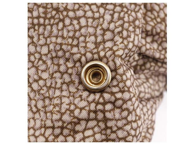 Autre Marque Nylon-Handtasche mit Uzura-Muster von Borbonese Braun Bronze - Ansicht 12