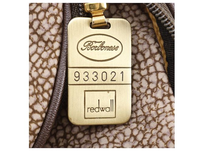 Autre Marque Nylon-Handtasche mit Uzura-Muster von Borbonese Braun Bronze - Ansicht 19
