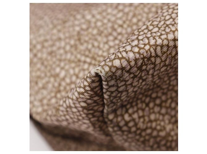 Autre Marque Nylon-Handtasche mit Uzura-Muster von Borbonese Braun Bronze - Ansicht 4