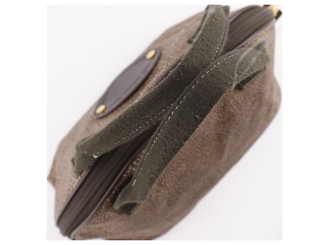 Autre Marque Nylon-Handtasche mit Uzura-Muster von Borbonese Braun Bronze - Ansicht 8