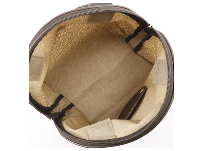Autre Marque Nylon-Handtasche mit Uzura-Muster von Borbonese Braun Bronze - Ansicht 9