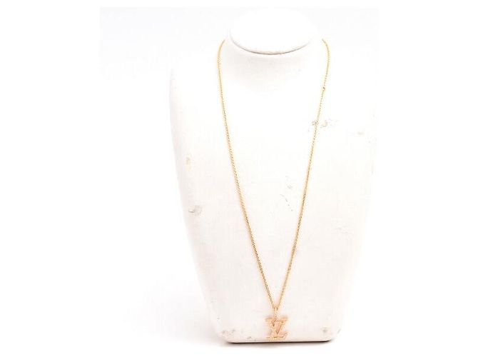 Collana Louis Vuitton 750 Oro Giallo PandaNtif LV GM Q93849 D'oro - vista 8