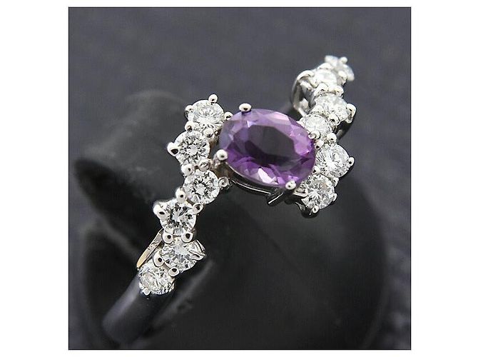 Autre Marque Anello SHOW YAMAGATA PT900 K18YG Argento - vista 10