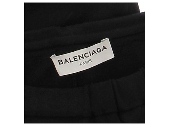 Pantalones de jogging Balenciaga negros de algodón - vista 5