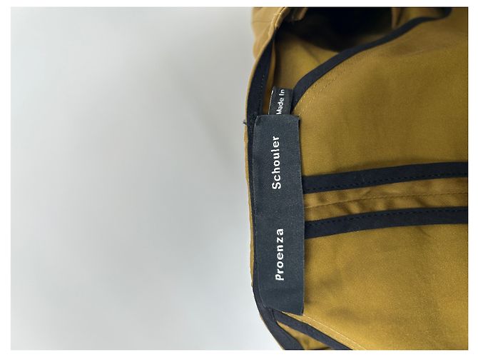 Proenza Schouler Maxikleid Khaki mit Taillenzug Grün - Ansicht 5