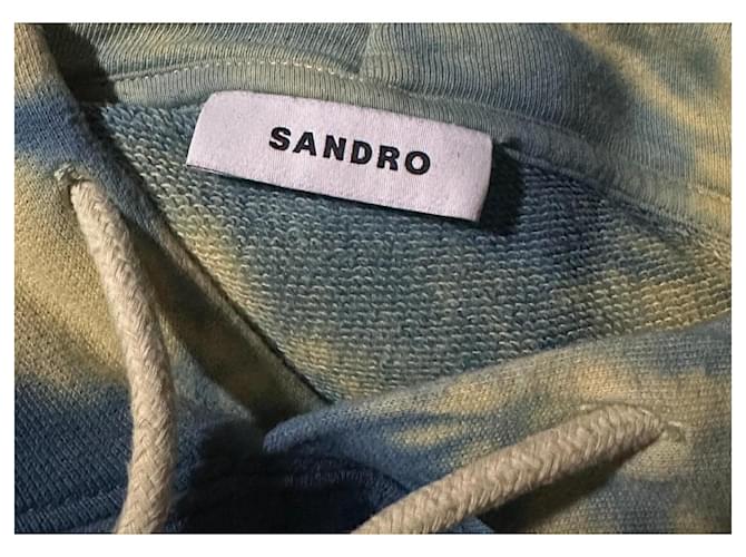 Sandro Sweatshirt Baumwolle Oversize M L Mehrfarben - Ansicht 5