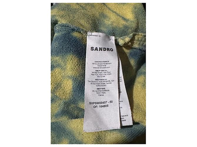 Sandro Sweatshirt Baumwolle Oversize M L Mehrfarben - Ansicht 6