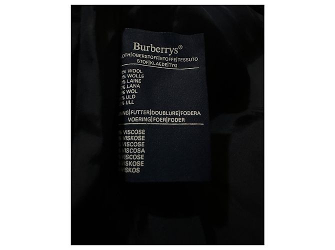 Falda Burberry de lana azul a cuadros - vista 7