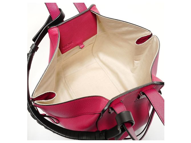 Borsa in pelle Hammock Loewe in rosa - vista 10