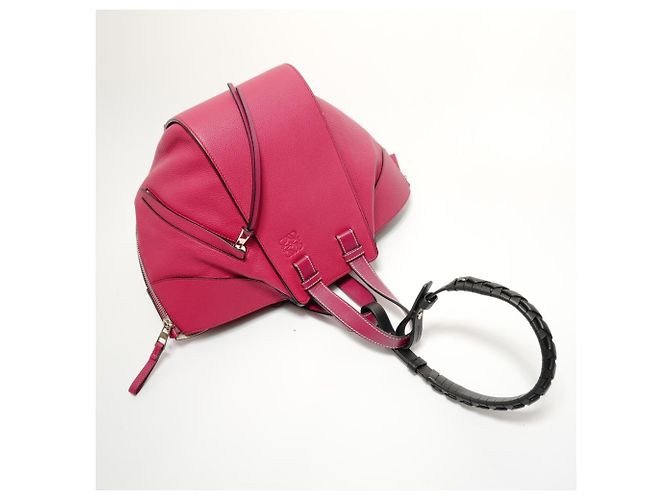 Borsa in pelle Hammock Loewe in rosa - vista 8