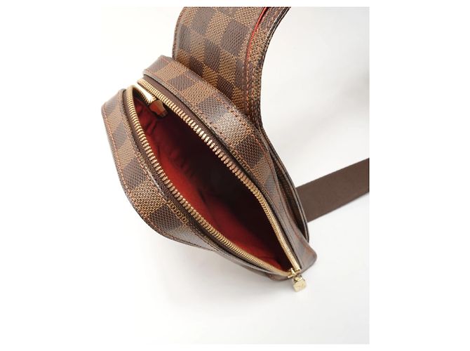 Borsa a Spalla Damier Geronimos Louis Vuitton Marrone - vista 10